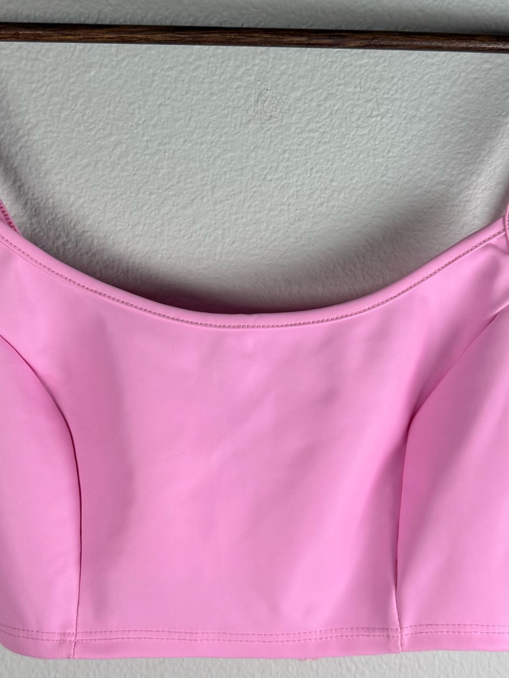 Fashion Nova Light Pink Ribbed Crop Top and Mini Skirt